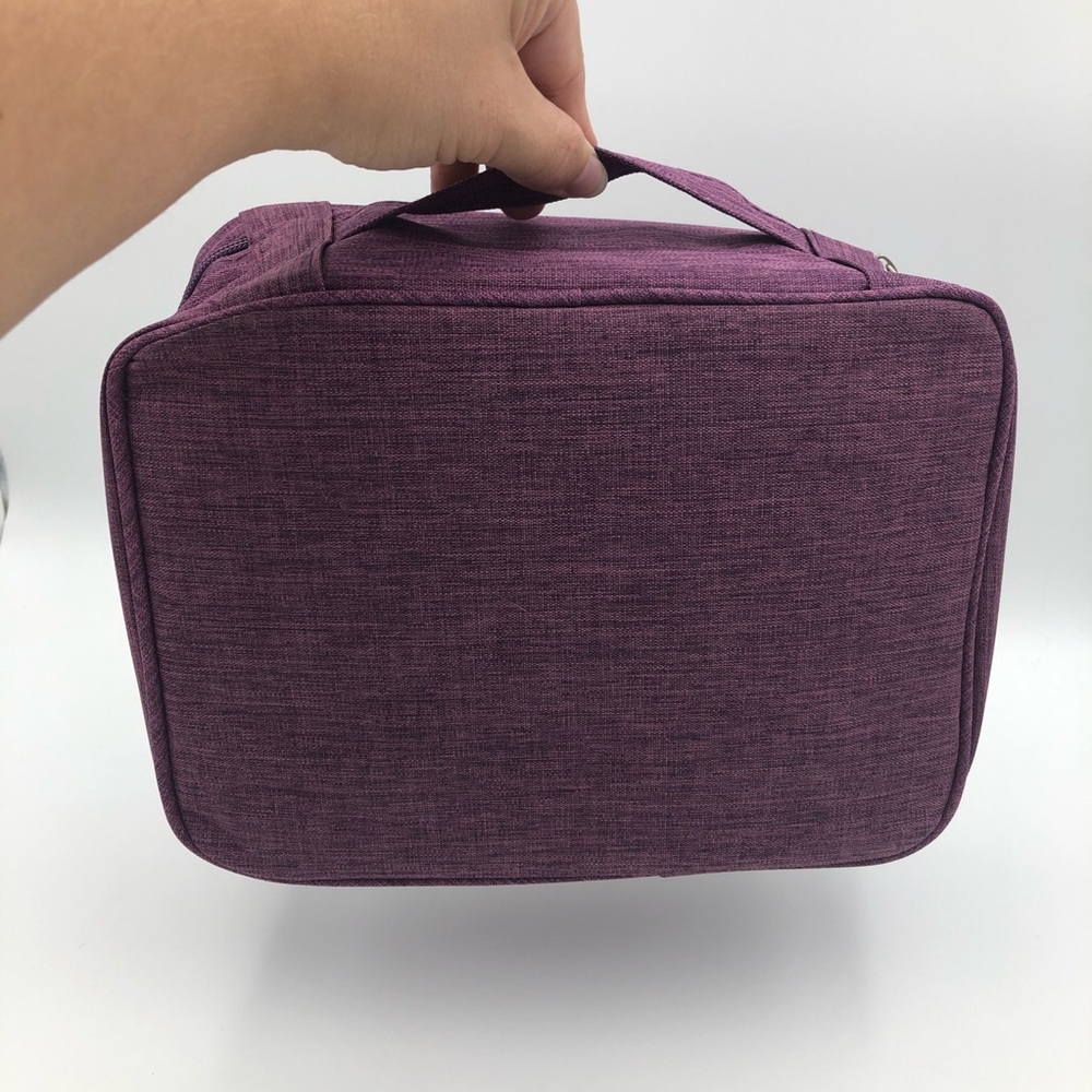 DIGITAL Travel Bag Pouch for Electronics Purple - Picture 5 of 12